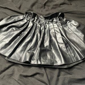 Girls Leather Skirt
